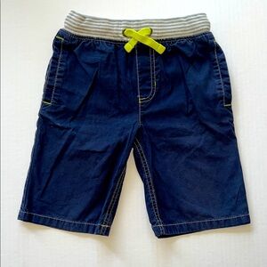 Mini Boden Striped Waist Pull On Shorts, 7Y